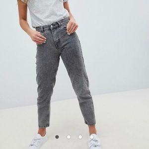 ASOS Pull&Bear Mom Jeans - Washed Grey